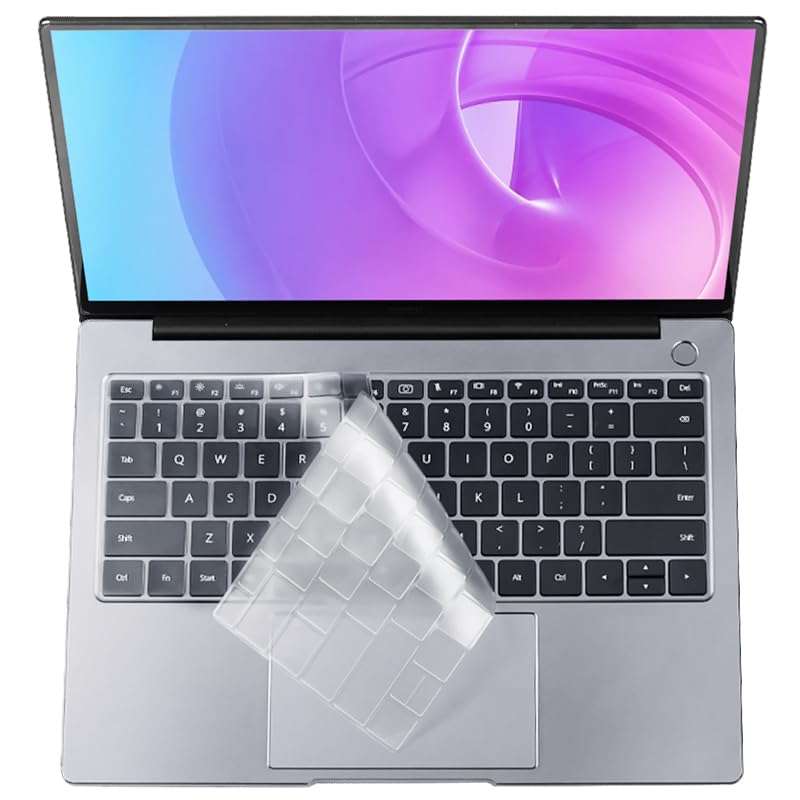 iCare Keyboard Protector 2023 MacBook Air15 M2 Chip A2941 Ultra-Thin Desktop PC Silicone Keyboard Cover Silicone Cover (Clear) 1
