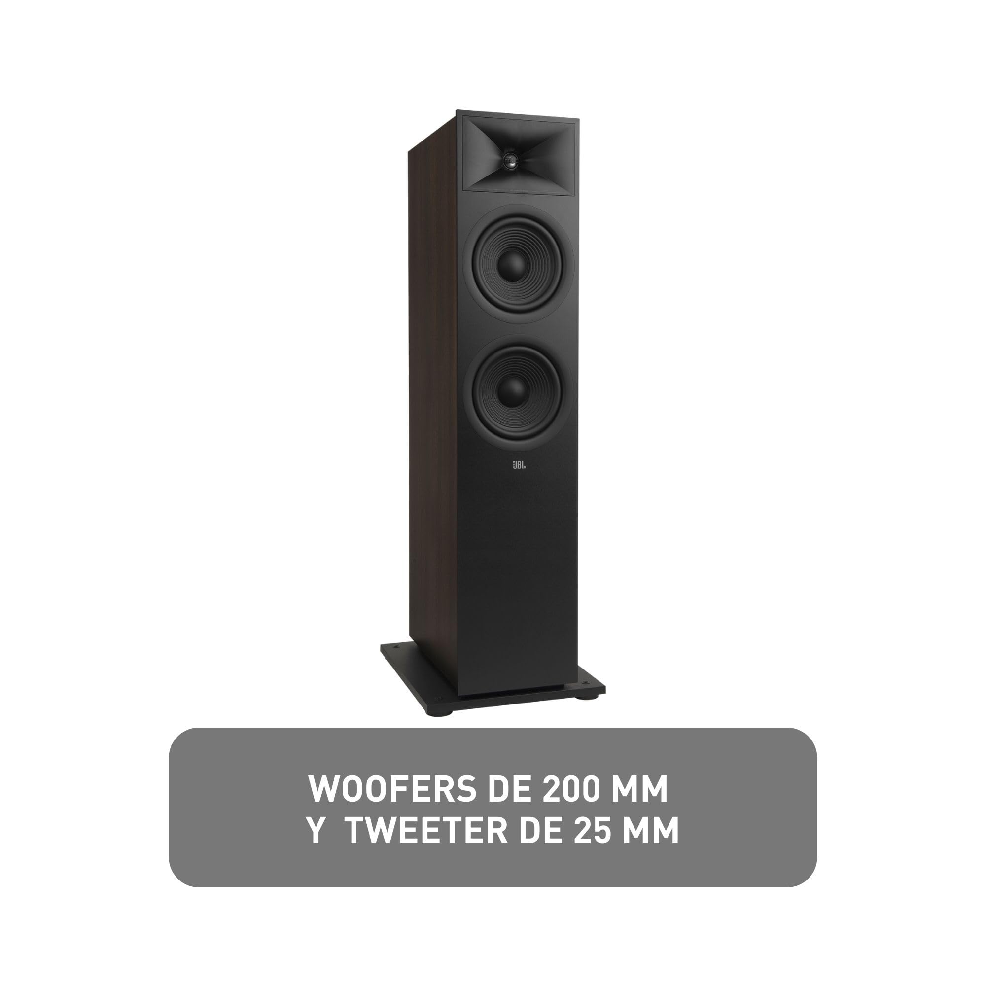 JBL Stage 2 L280F Black 2-Way, Dual 8", 1" Aluminum Tweeter Floorstanding Loudspeaker (Black) 5