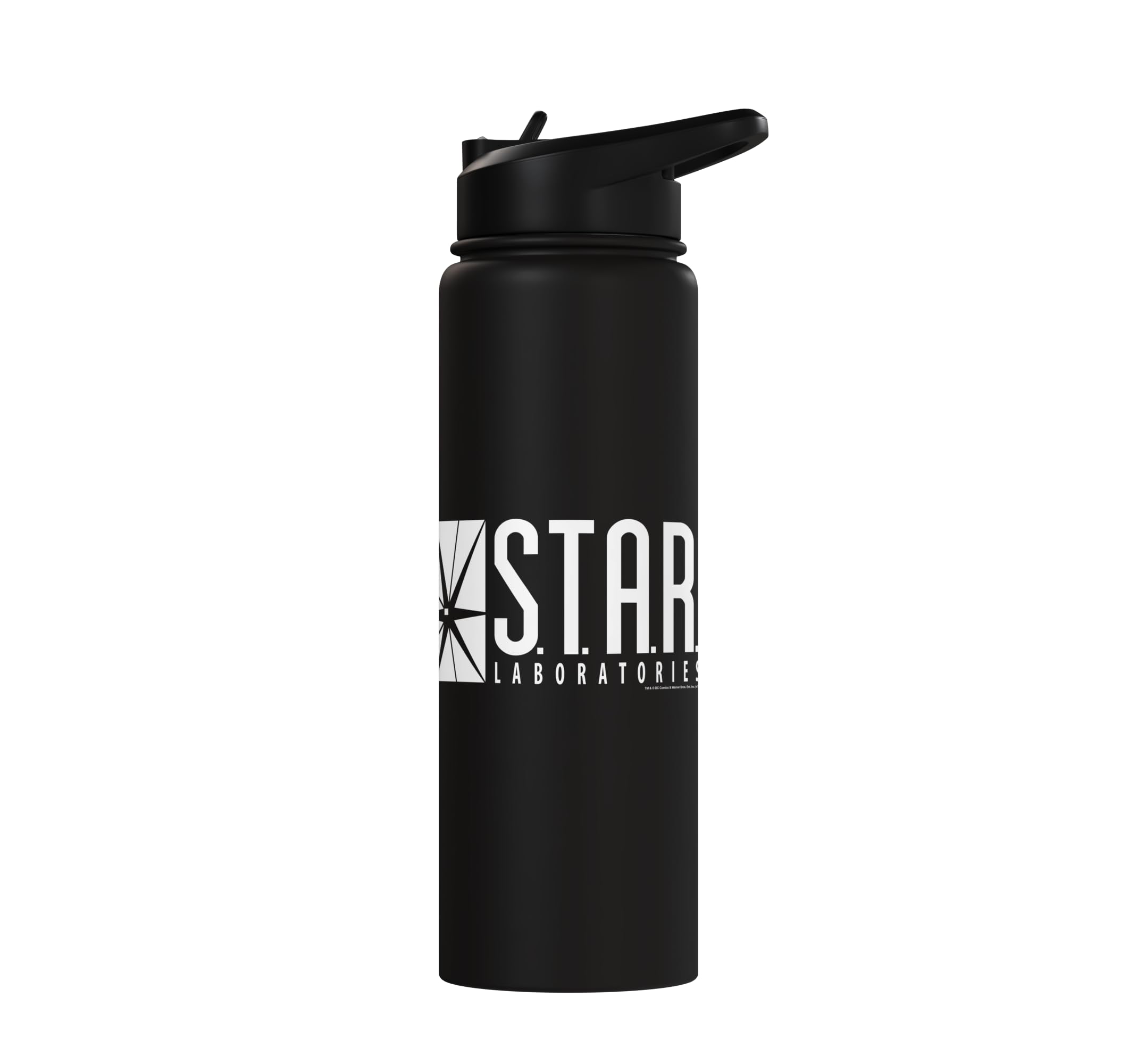 The Flash TV Series S.T.A.R. Labs Logo Stainless Steel Insulated Water Bottle 4