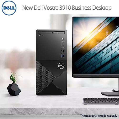 Dell Vostro 3910 Desktop Computer | 16GB RAM | 1TB PCIe SSD | 12th Gen Intel Core i3-12100 Processor | Intel UHD Graphics 730 | WiFi 6 | DVD-RW | Display Port | HDMI | Windows 11 Pro 2