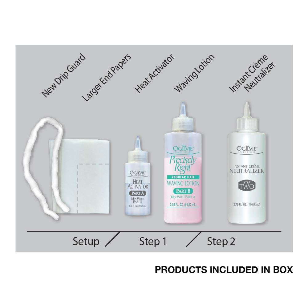 Ogilvie Salon Styles Home Perm The Original - For Color Treated, Thin, or Delicate Hair - 1 Application 2