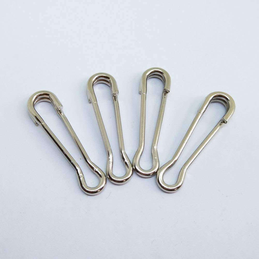 Fishing Hawaiian Snaps Swivels Sea Fish Bass Fishing Tackle Carp Fishing Equipment Pack of 100 pcs (4#-0.94"/72LB) 6