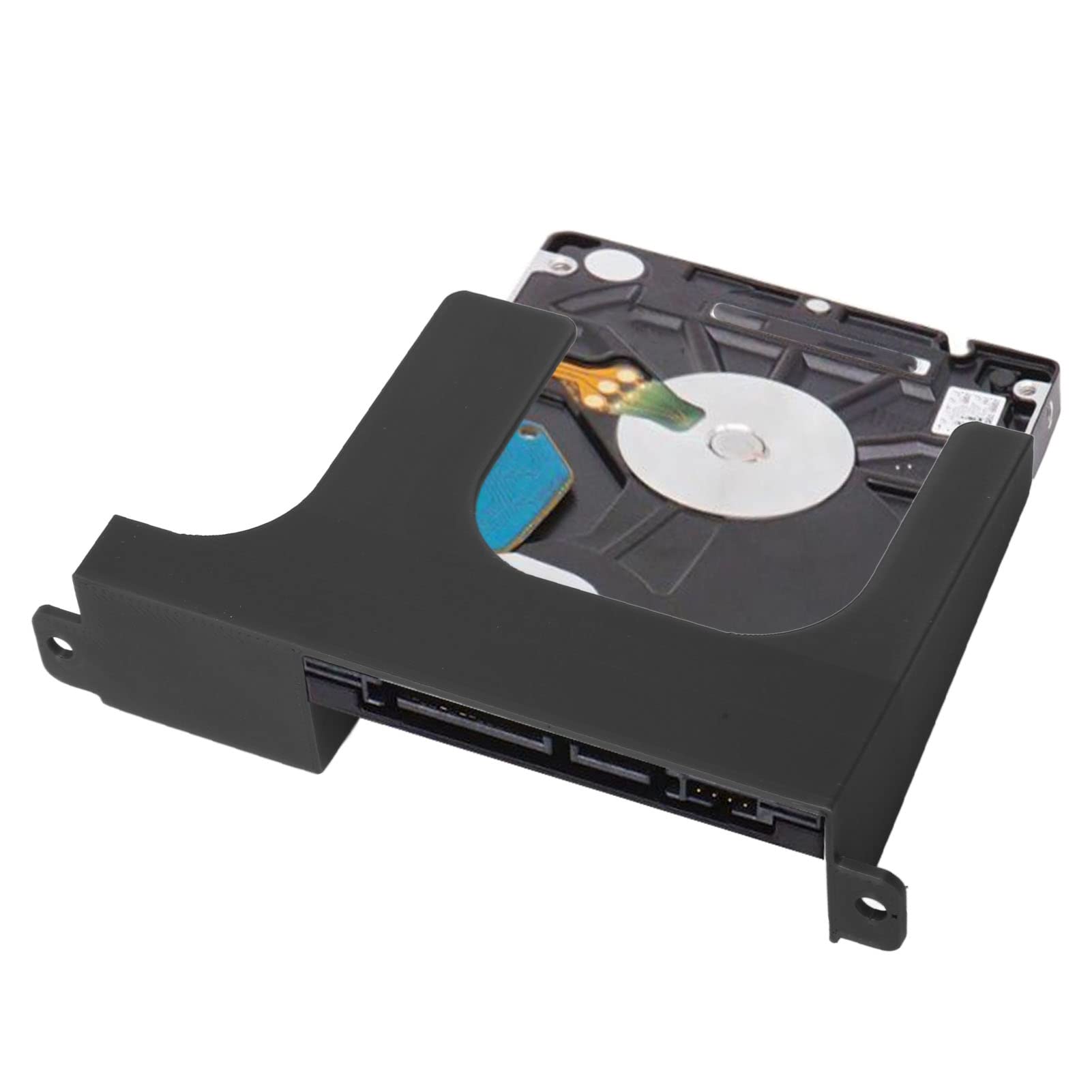 2pcs Hard Drive Bracket for PS2 SCPH 30000 50000 Console with 3D Printed Bracket for 2.5in HDD SSD, Professional Design, Easy Installation (Black) 6