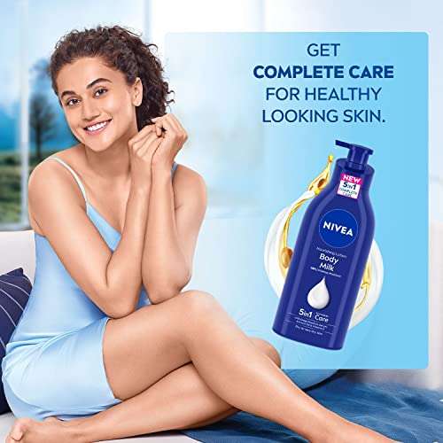 NIVEA Body Lotion, Nourishing Body Milk, For Very Dry Skin, 600ml 2