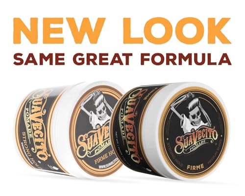 Suavecito Pomade Firme (Strong) Hold 4 oz, 3 Pack - Strong Hold Hair Pomade For Men - Medium Shine Water Based Wax Like Flake Free Hair Gel - Easy To Wash Out - All Day Hold For All Hair Styles 2