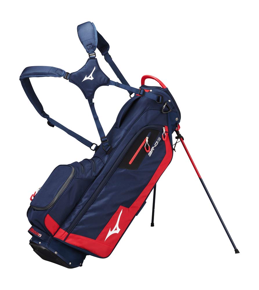 Mizuno 2020 BR-D3 Stand Golf Bag, NAVY-RED, NAVY-RED 1