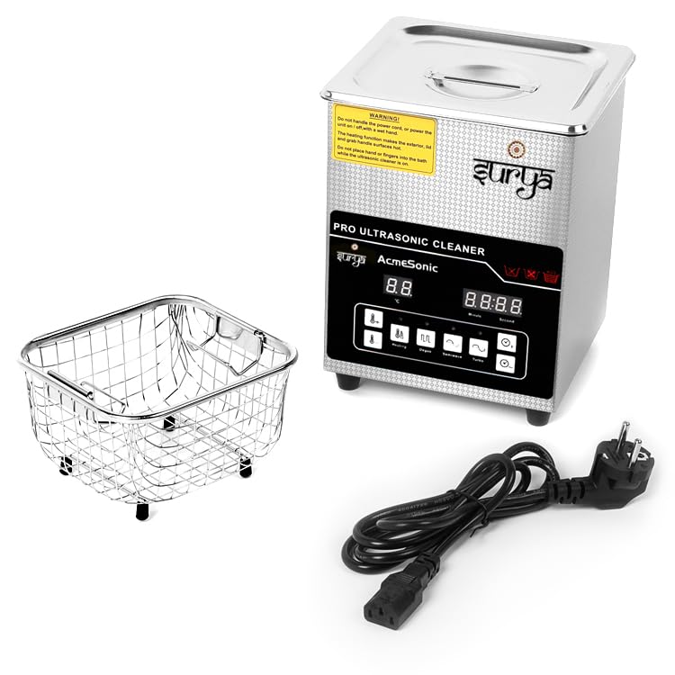 Jeweltech Ultrasonic Machine 2L Cleaner with Auto Digital Timer and Heater, Professional 42kHz Retainer Denture and Jewelry Cleaner, Home Ultrasonic Cavitation Machine for Glasses Watches 1