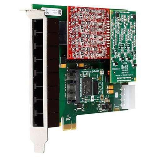 Digium 1A8A00F 8 ANALOG PCI 3.3 5.0V CARD NO INTERFACES 1