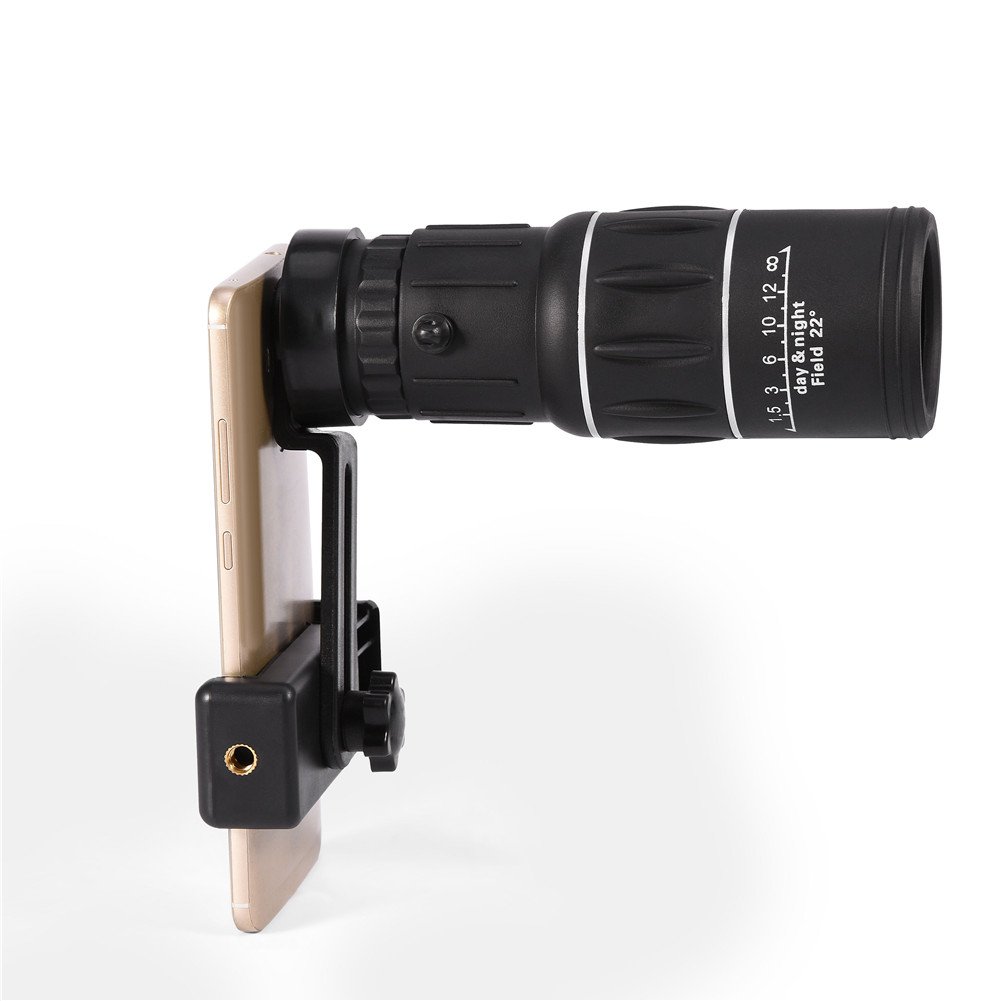 Richer-R Monocular Telescope 16X52 Waterproof Fog Proof Monocular Scope, HD Wide View, with Phone Holder, Easy to Install for Sports, Concerts, Traveling, Hiking, Camping, and More Outdoor Activities 3