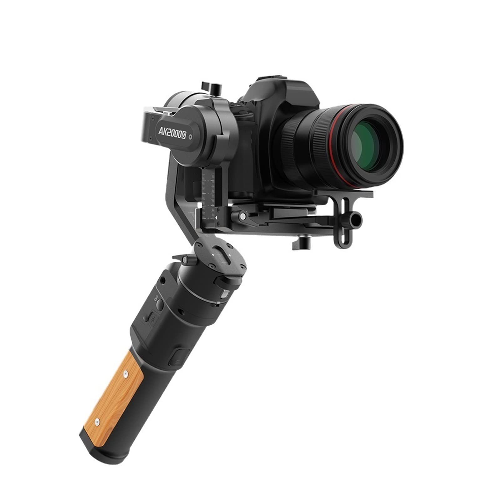 AK2000S DSLR Professional Camera Stabilizer Handheld Video Gimbal Fit for DSLR Mirrorless Camera for Outdoor Video Recording (Color : Standard) (Ak2000s Standard Kit) 1