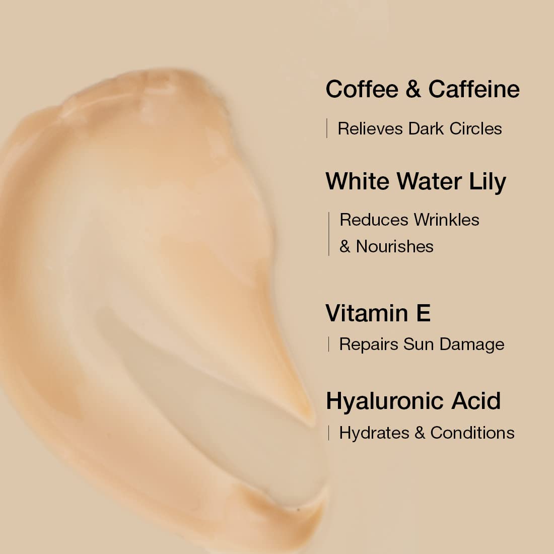 mCaffeine Caffeine Under Eye Cream Gel For Dark Circles, Fine Lines & Wrinkles (Pack of 2) | 94% Users Saw Reduced Dark Circles | Value Pack 5