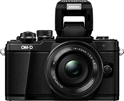 Olympus OM-D E-M10 Mark III Mirrorless Micro Four Thirds DSLR Camera with 14-42 EZ and 40-150 Twin Lens Kit (Black) (V207053BE000) 4