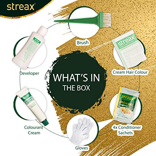 Streax Cream Hair Color for Unisex, 60ml - 3.16 Burgundy (Pack of 4) 5