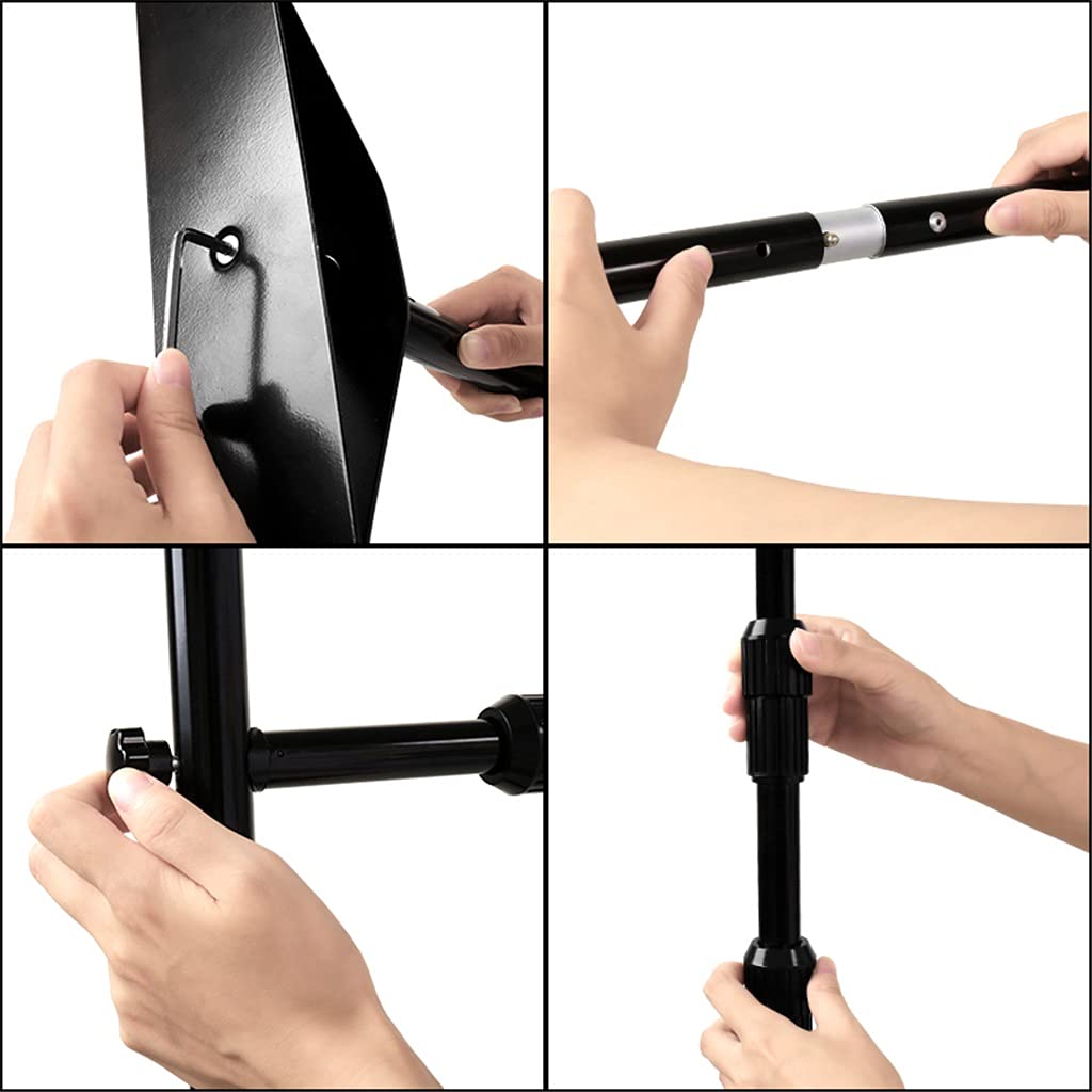 TBGFPO 10 X 8 Ft Adjustable Background Stand Kit, Portable Photography Trade Show Photo Booth Background for Parties with Carrying Bag 5