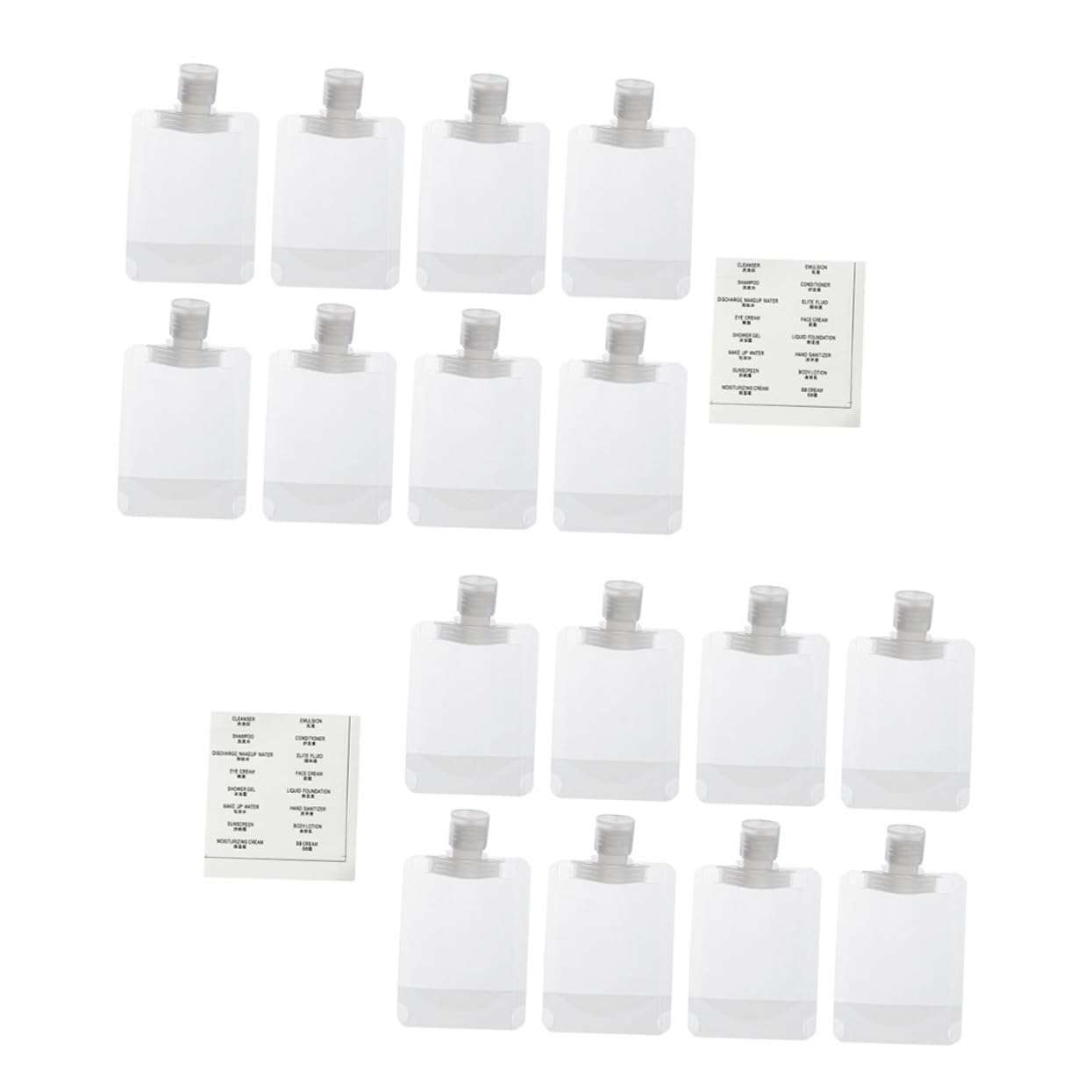 SOESFOUFU 1 Set Travel Bag Travel Containers for Toiletries Toiletry Pouch for Travel Portable Liquids Bottle Travel Toiletries Containers Travel Makeup Bags for Women Clear Gel The Pet 1