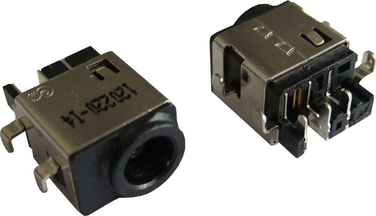 Regatech Compatible for DC Power Jack Samsung NP-RF510 NP-RV510 NP-RV511 Motherboard Socket Charging Port Laptop DC Power Jack Socket Connector Charging Port 4