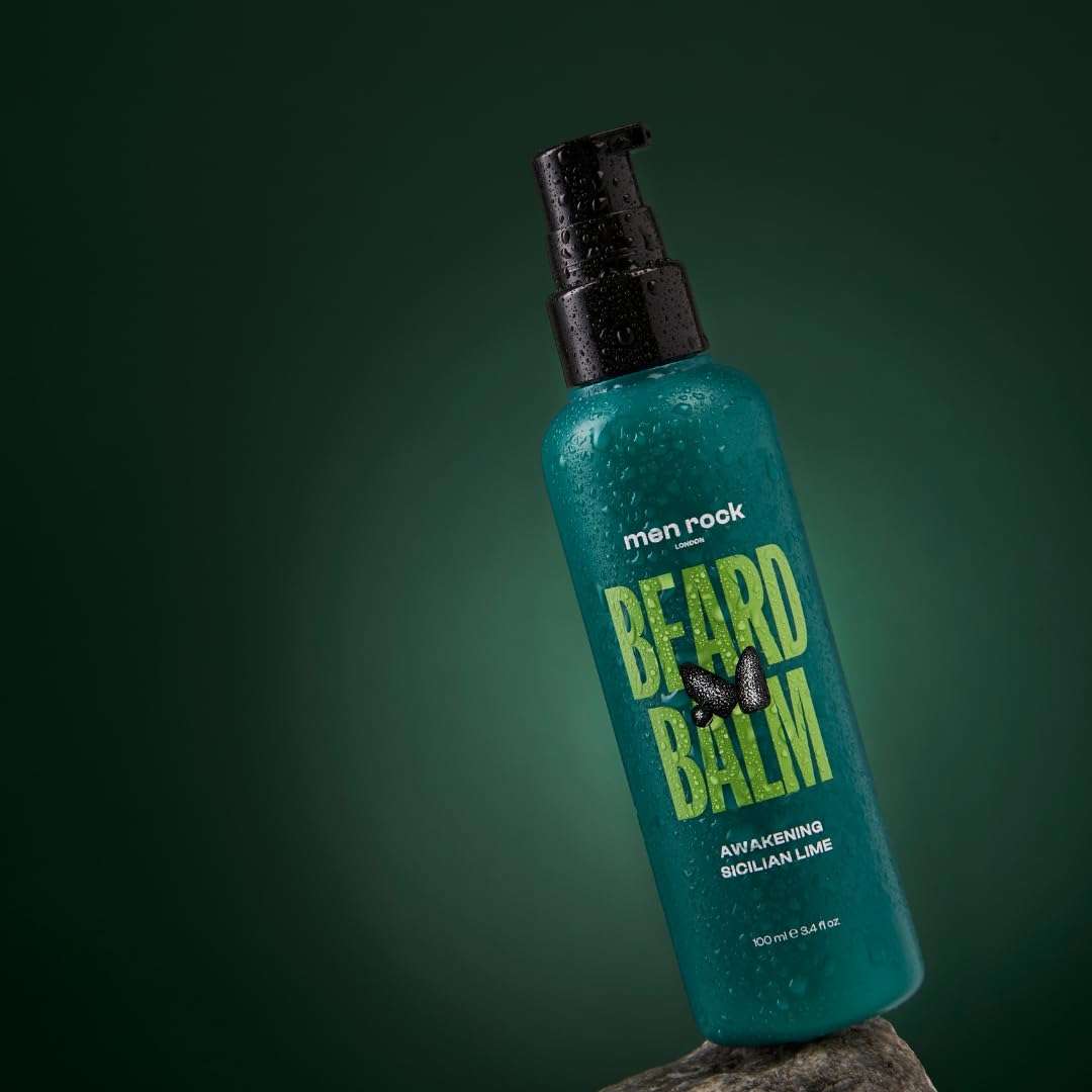 en Rock Beard Care Gift Set – Includes Beard Wash, Beard Balm, and Beard Oil – Sicilian Lime & Caffeine Fragrance, 2 x 100ml & 1 x 30ml 6