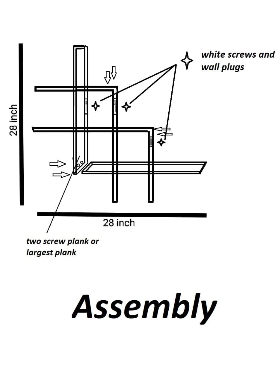 FireBees Home Decoration Items,Showcase for Home Decoration Items,Wall shelve Home Decor for Living Room,Wall shelve for Hall,Shelf for Living Room Stylish,intersecting Wall shelv (RED) 5