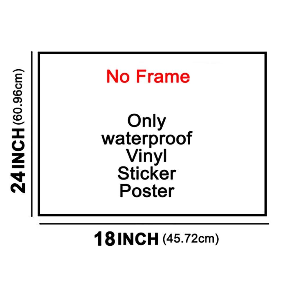 wallpics® Bharuch DISTRICT Bharuch TALUKA Map Waterproof Vinyl Sticker Poster use for study purpose (60 cm X 45 cm) can2616-2 3