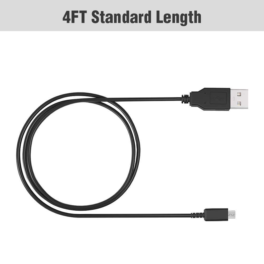 6amLifestyle [2 Pack] Charger Cable for Nintendo DS Lite 4FT USB Charger Cable ONLY for DS Lite, NOT Compatible with Nintendo DS/3DS/3DSXL/DSI/DSIXL 5