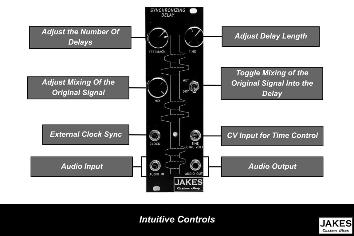 Synchronizing Delay Eurorack Module 4