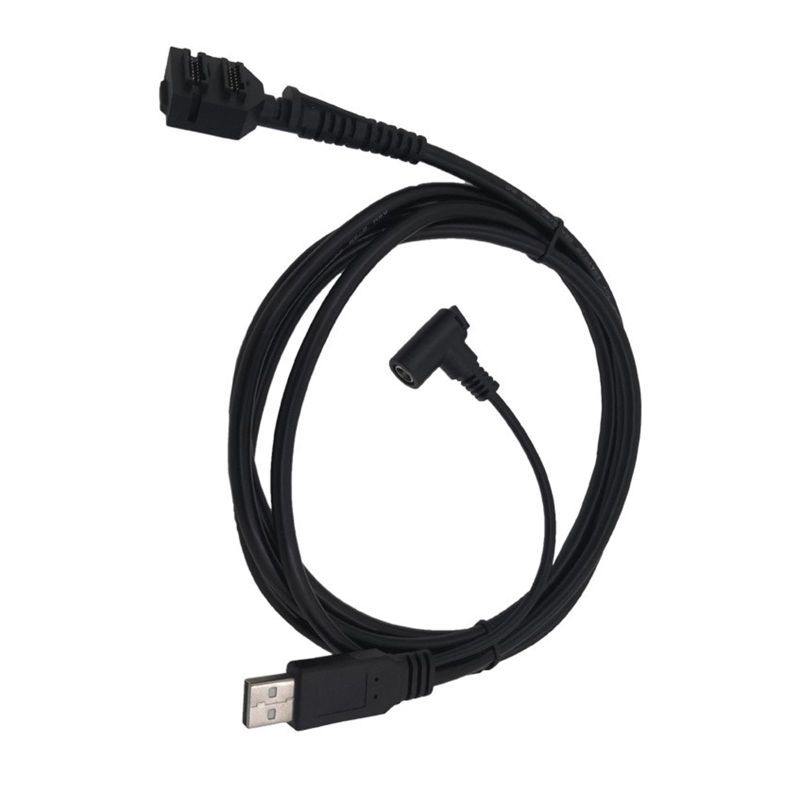 ljhnba Double 14pin DC5521 Female Power USB 2.0 Cable for VX805 VX820 Enhances Data Transmission Scanner Line 5