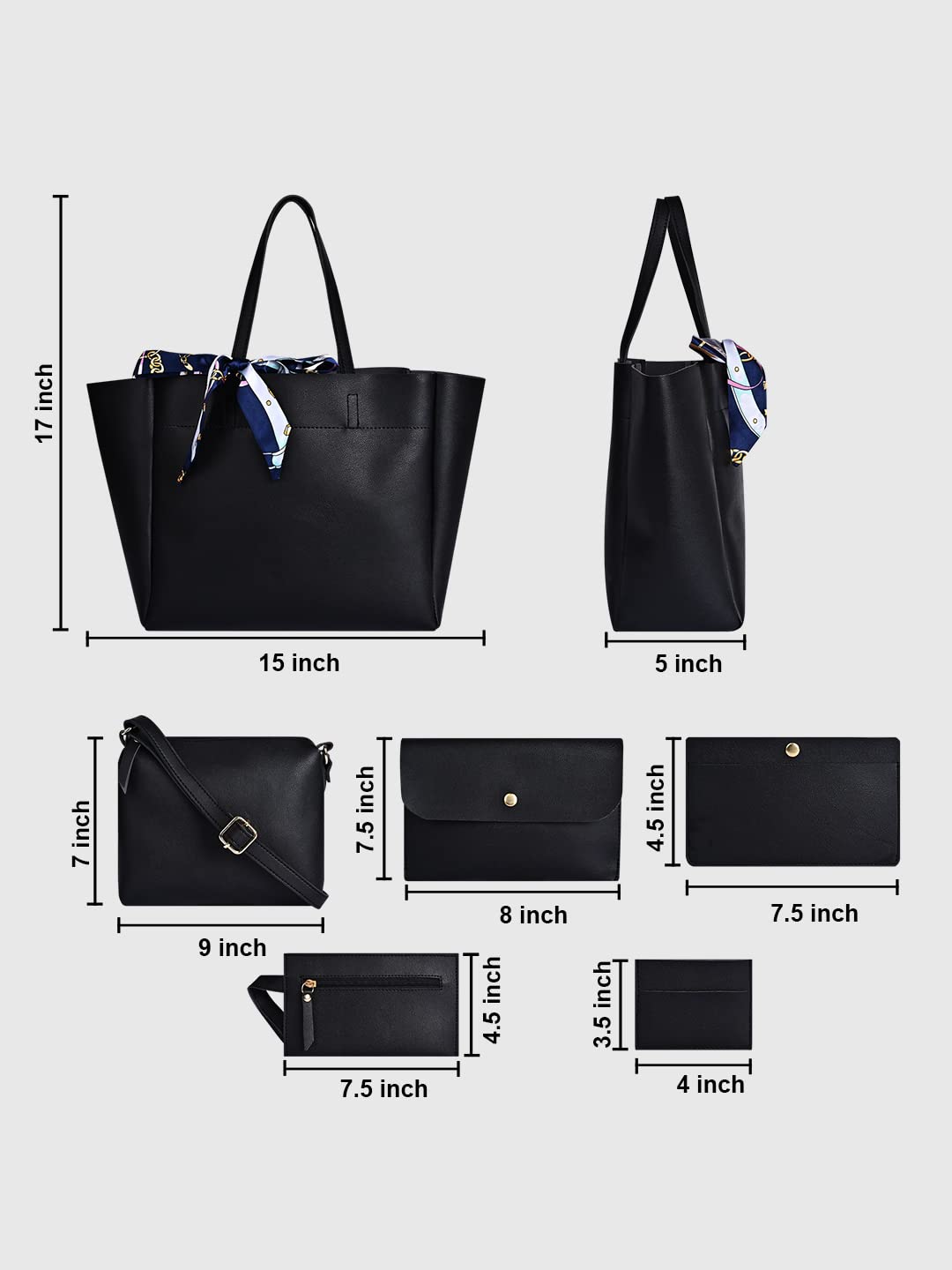 Bagsy Malone Handbag - Set of 6 6
