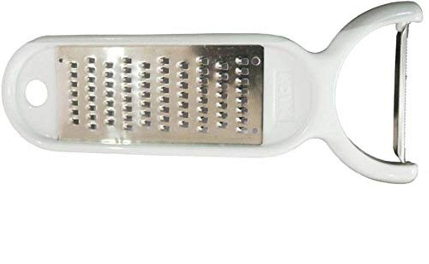2in1 Cheese Grater Cum Peeler Deluxe, Peeler and Cheese Grater Stainless Steel 2-in-1 Cheese Grater with Peeler (Colour May Vary) 6