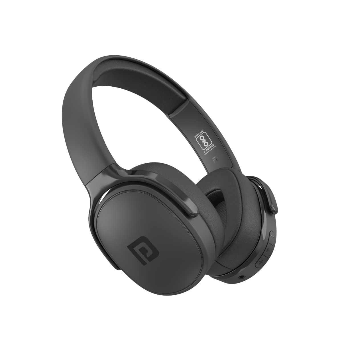 Portronics Muffs A Bluetooth 5.0 Wireless Headphone Over The Ear Headset with Handsfree Calling, Comfortable Design, 3.5mm Aux-in, Long Playtime, Powerful Bass(Black) 1