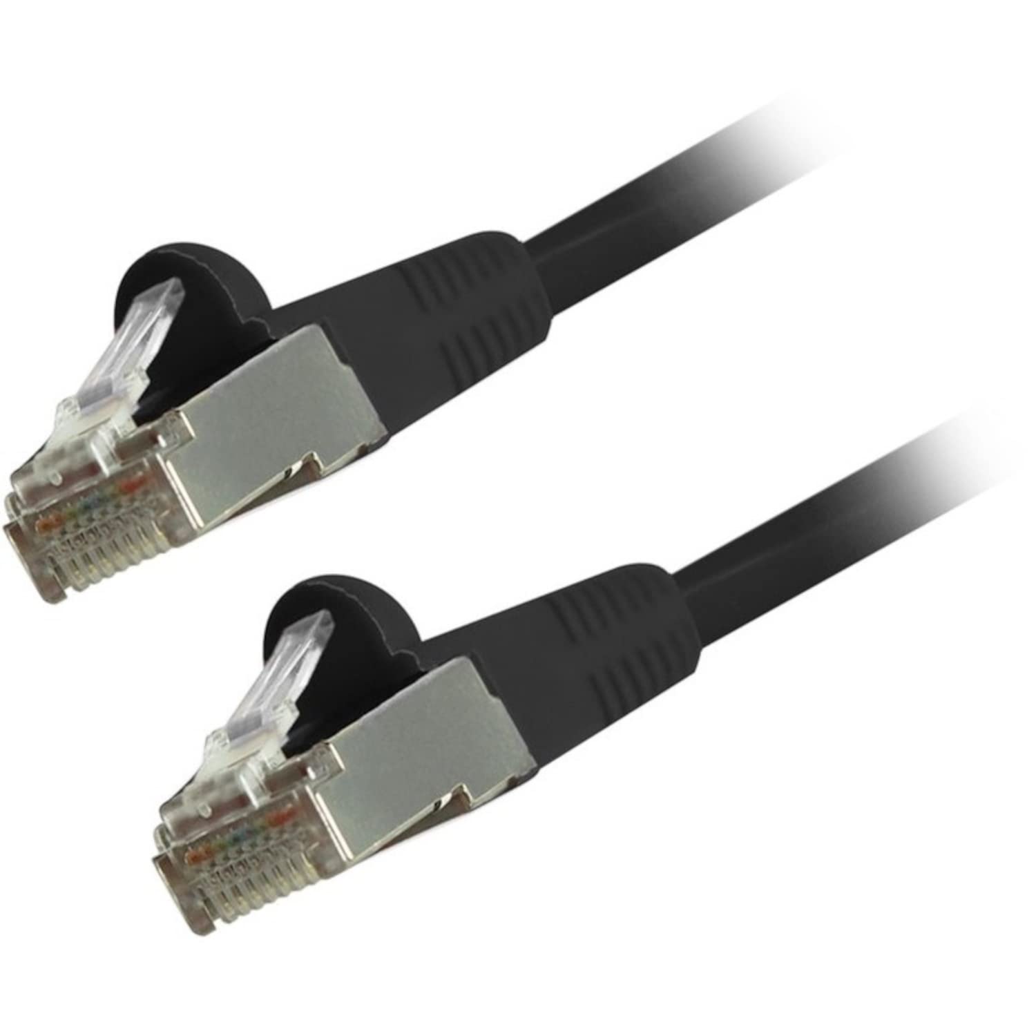 Comprehensive Cat6 Snagless Shielded Ethernet Cables, Black, 15ft - 15 ft Category 6 Network Cable for Network Device - First End: 1 x RJ-45 Male Network - Second End: 1 x RJ-45 Male Network - 1 Gbit/ 1