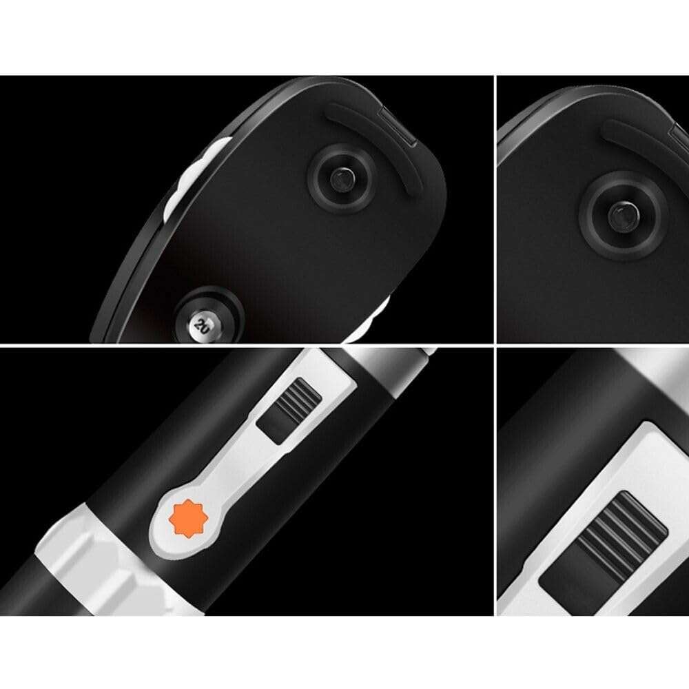 MCP Ophthalmoscope OP-10 for eye, Portable Handheld Direct Ophthalmoscope 5 different Apertures with Storage Box 6