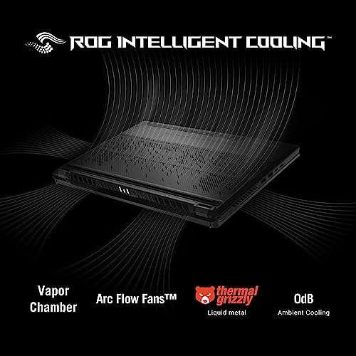 ASUS ROG Zephyrus G14, 76WHr Battery, AMD Ryzen 7 7735HS, 14" QHD+ 165Hz/3ms, 6GB RTX 3050, Gaming Laptop (16GB/512GB SSD/Windows 11/Office 2021/1-Zone RGB/Gray/1.65 Kg), GA402NJ-L8094WS 5