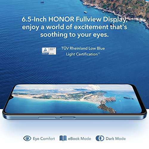 Honor X8 5G Dual-Sim 128GB ROM + 6GB RAM (GSM only | No CDMA) Factory Unlocked 5G Smartphone (Midnight Black) - International Version 6