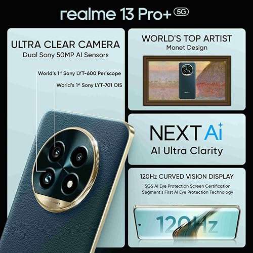 realme 13 Pro+ 5G (256, Emerald Green, New) 2