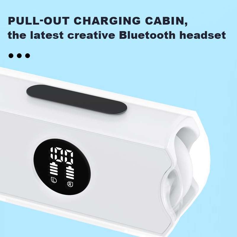 Ear Clips Ear Buds Wireless, Painless Open Ear Bone Conduction Headphones Bluetooth 5.3, Waterproof Mini Sport Running Clip on Earring Earphones for Small Ears, HiFi Sound/Long Battery Life 5