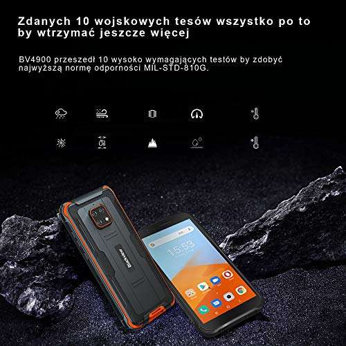 Blackview BV4900 Rugged Cell Phone Unlocked,5.7" Android 10.0 Smartphone IP68 Waterproof, 3GB+32GB ROM .5MP+8MP Cameras, 5580MAh Battery,Dual Sim NFC Face ID GPS-US Version (Green) 5