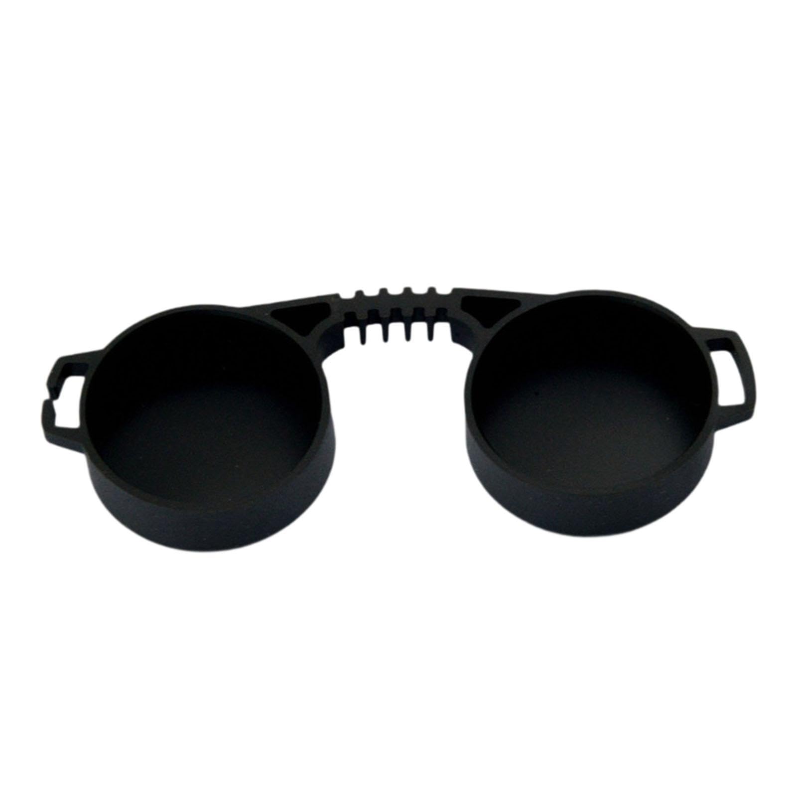 MagiDeal Lens Caps Binocular Accessories Black Compact Professional Sturdy 10x42 Direct Replace Gifts Protective Covers for Binoculars, Eyepiece 1