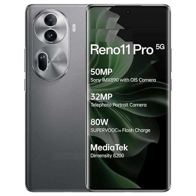 Oppo Reno 11 Pro 5G (Rock Grey, 12GB RAM+ 256GB Storage) 1