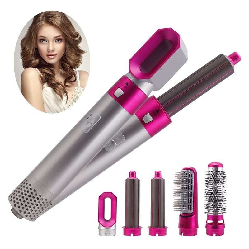 Drumstone (Limited Time Offer With 17 Years Warranty) 5 IN 1 Hair Dryer Brush, Multifunctional Hot Air Styler Hair Tools Detachable Brush Head for Straightening Curling Drying Combing 6