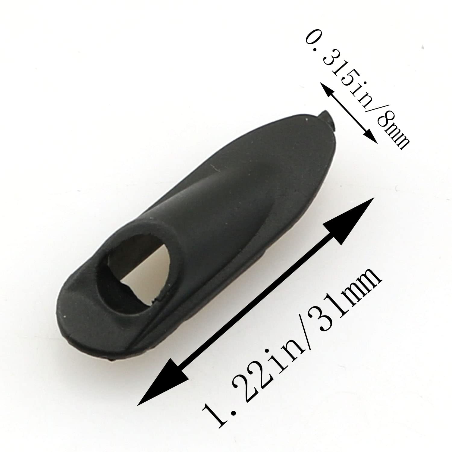 JCBIZ 12pcs Bike Line Pipe Clamp Bike Grommets Brake Shifter Line Single Hole Housing Fixed Device Frame Embedded Brake Shifter Line Pipe Cable Tube Buckle Over The Line Card 4