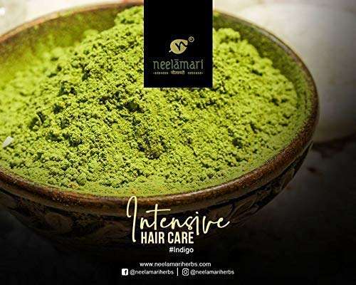 Neelamari Pure indigo, Henna leaves powder natural for black hair color (Indigo Henna combo) 5