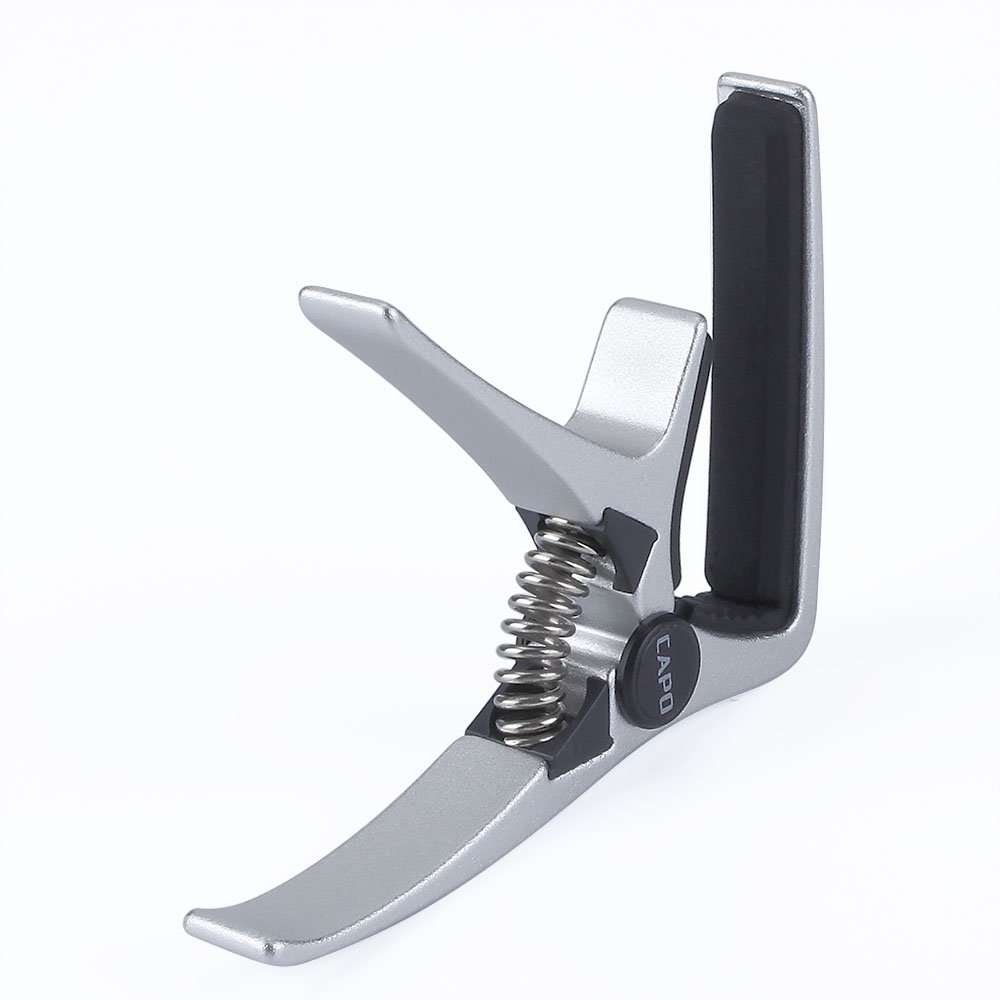 Professional Ukulele Capo, Mini Size 4 String Guitar Capo, (SILVER) 5