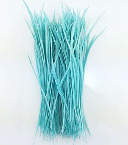 5''-9.5'' Feathers Fly Tying Materials for stonefly nymph split tails& down wings 50pcs/pack (Sky blue) 1