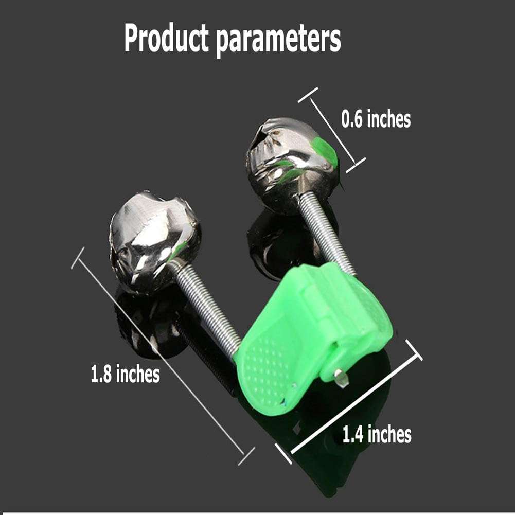 FASPLORE 10 Pcs Fishing Rod Alarm Bells 5