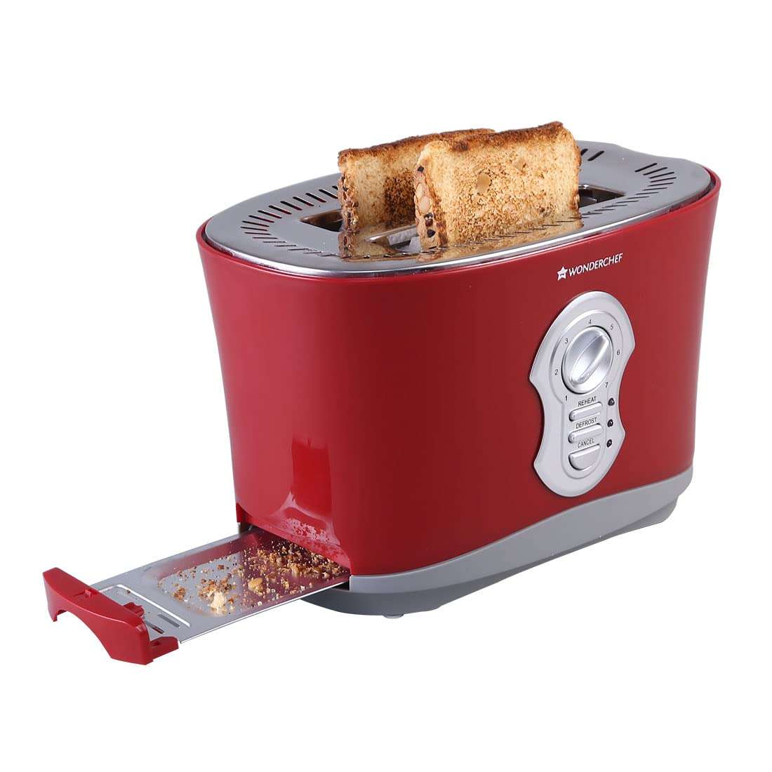 Wonderchef Crimson Edge Slice Toaster Plus, 800W with 2 Year Warranty | Elegant Design 6