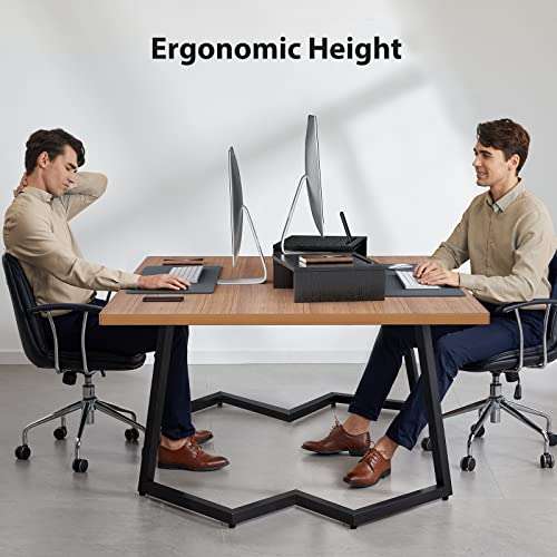 LORYERGO Dual Monitor Stand for 2 Monitors, Desk Riser With Storage, Computer Stand w/Slot for Tablet Cellphone, for PC, Laptop, Printer 5