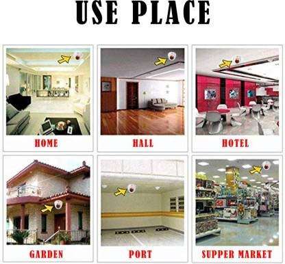 MX Fake Dummy Camera - Realistic Looking CCTV Camera with Flashing Red Light for Home & Office Use (White) Pack of 1 5