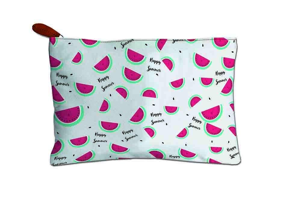 PAPER PLANE DESIGN Women's Day Gift Canvas Zipper Pouch (Multicolored) 1