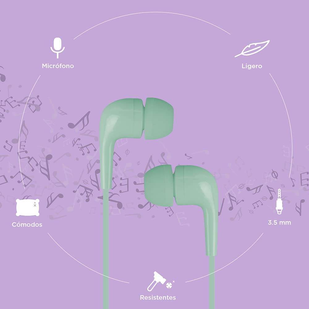 MINISO Wired In Ear Earphone with Mic (Mint) 2
