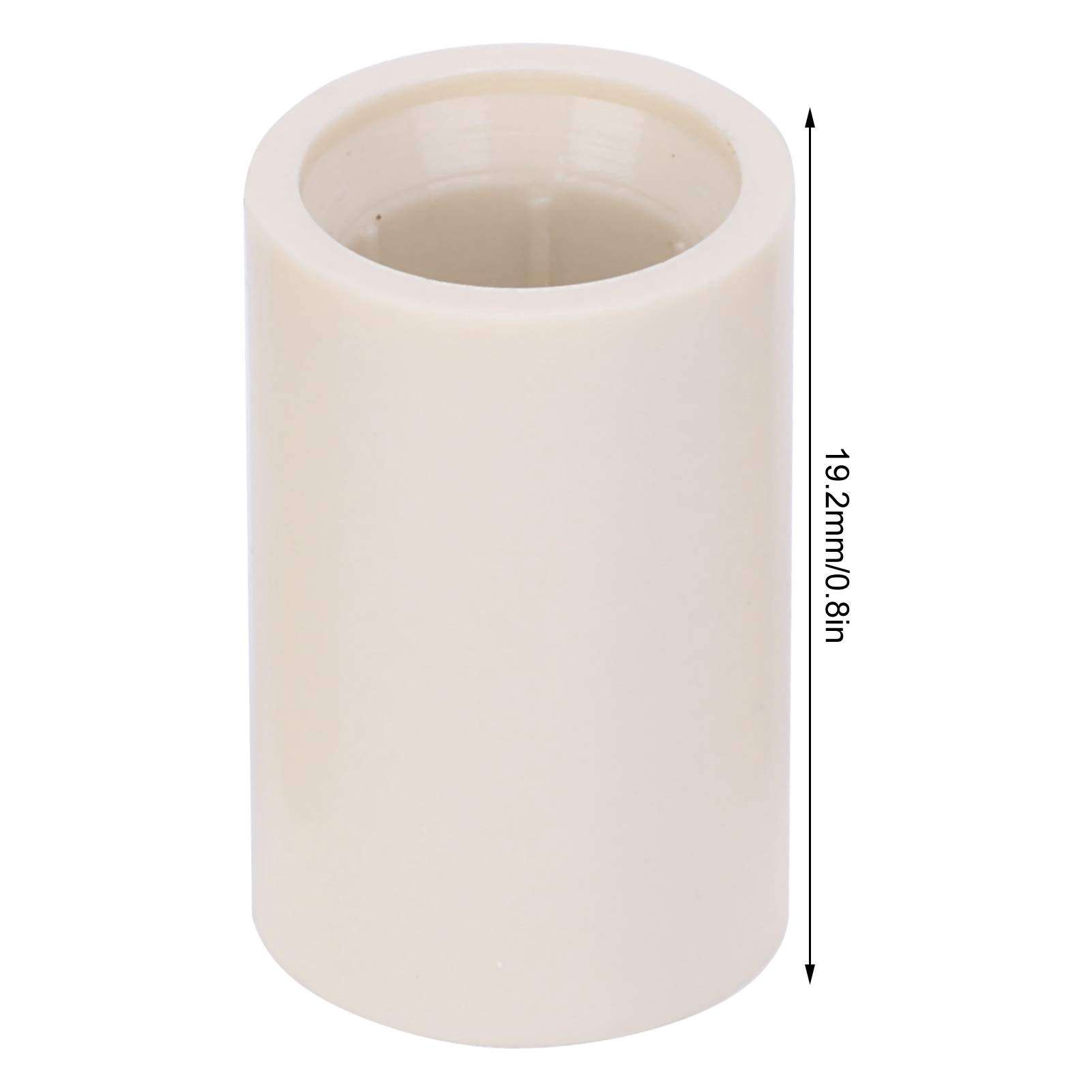 Yunir 40 Pcs Billiard Cue Ferrules, 40 Pcs Cue White Ferrules White Fiber Stick Rod Repairing Tool 12mm/0.5in Outer Diameter(0.8 inch, 12mm) 4